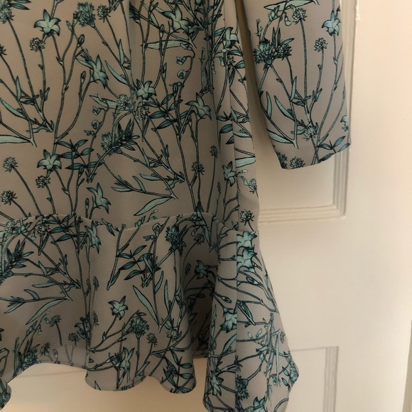 Long Sleeve, Flare Skirt Dress - Picture 3 of 4